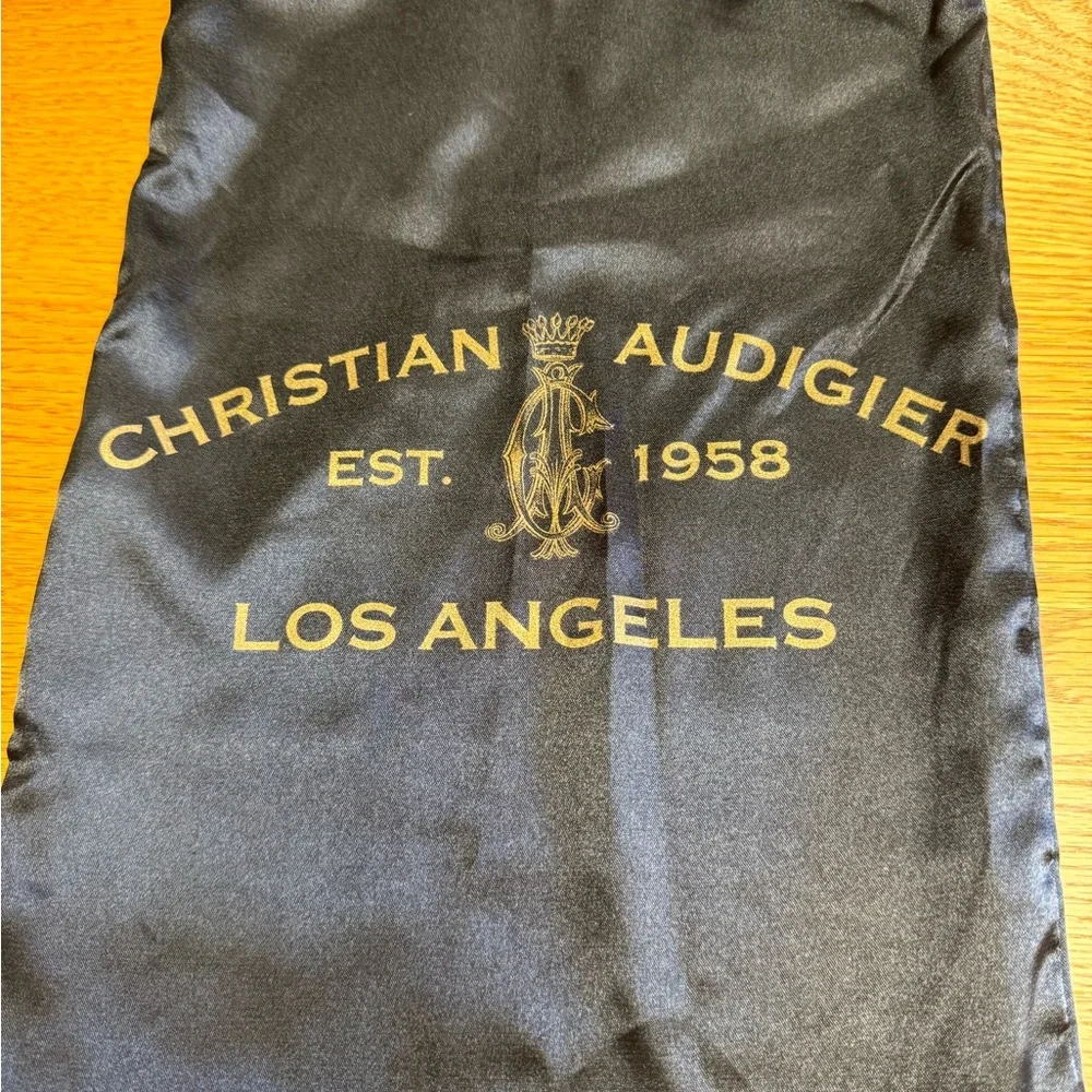 Christian Audigier Black and Gold Mini Bag with Studded Design - Picture 5 of 5